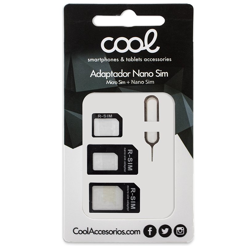 Adaptador COOL (2 en 1) Nano Sim Conversión Micro Sim / SIM - Imagen 2