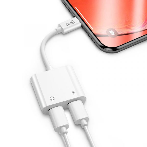 Adaptador Dual USB TIPO-C (Auriculares + Carga) Digital COOL - Imagen 2