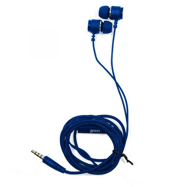 Auriculares 3,5 mm COOL Metalizado Stereo Con Micro Azul - Imagen 3