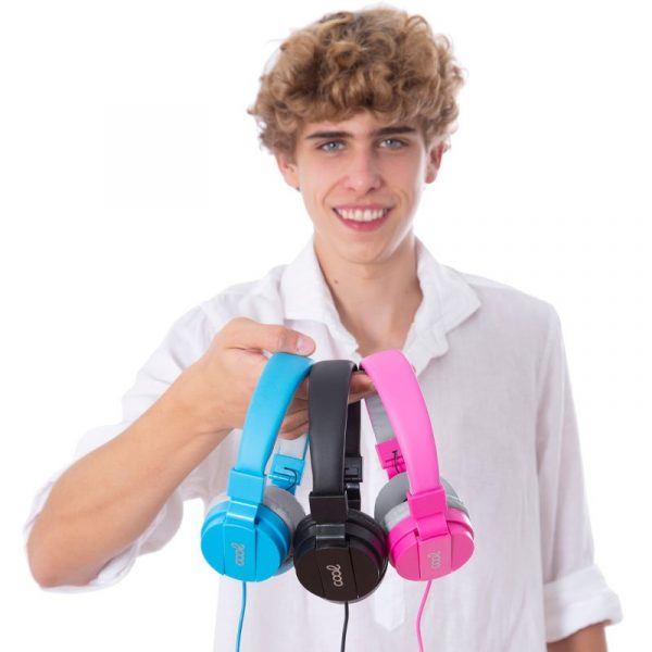 Auriculares Cascos Jack 3,5 mm COOL Toronto Con Micro Azul - Imagen 3