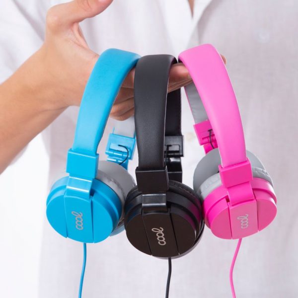 Auriculares Cascos Jack 3,5 mm COOL Toronto Con Micro Rosa - Imagen 2