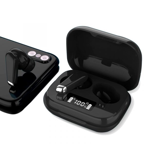 Auriculares Stereo Bluetooth Earbuds COOL URBAN Lcd Negro - Imagen 3