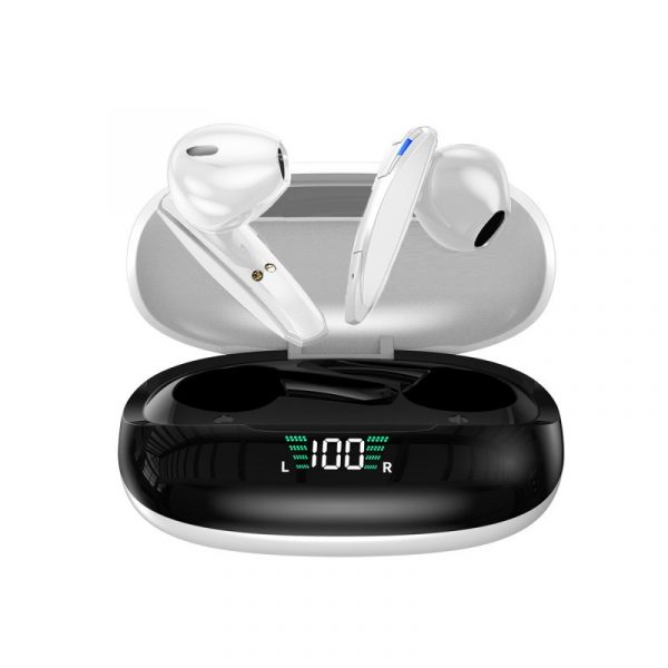 Auriculares Stereo Bluetooth Earbuds Inalámbricos TWS Lcd COOL Shadow Blanco - Imagen 3