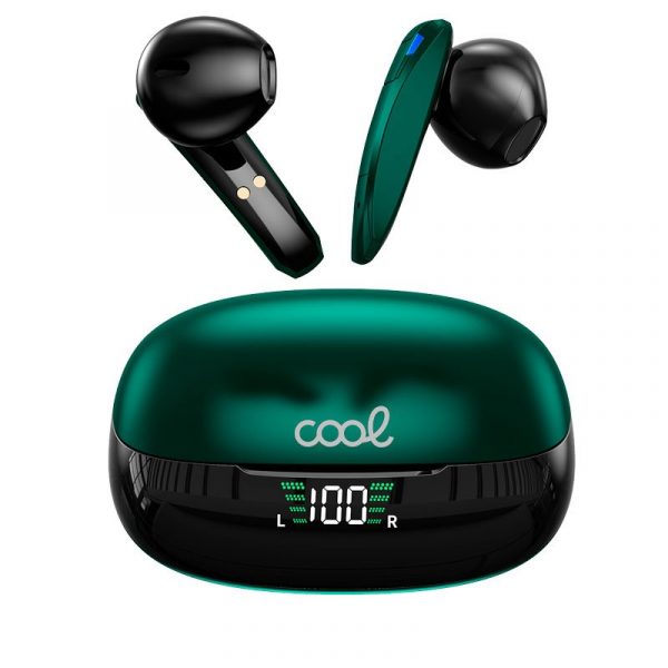 Auriculares Stereo Bluetooth Earbuds Inalámbricos TWS Lcd COOL Shadow Verde - Imagen 2