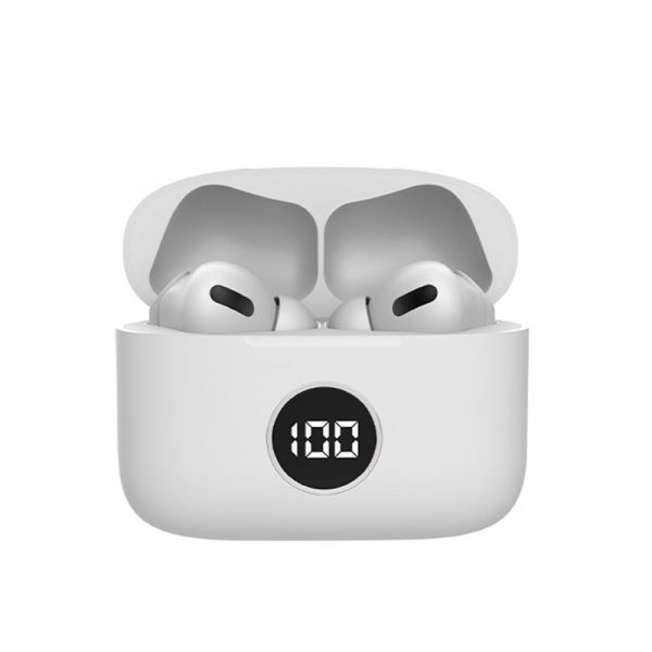 Auriculares Stereo Bluetooth Earbuds Lcd COOL AIR PRO Blanco - Imagen 3
