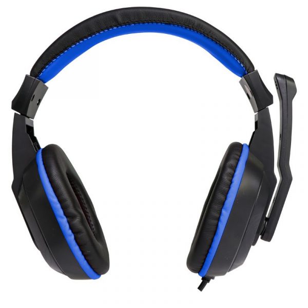 Auriculares Stereo Oficina COOL Dublin con micro (Negro-Azul) - Imagen 3