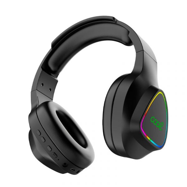 Auriculares Stereo PC / PS4 / PS5 Gaming Inalámbricos COOL Leopard 7.1 Negro - Imagen 3