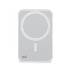 Bateria Externa Universal MAGNÉTICA Power Bank Qi 5000 mAh COOL Blanco