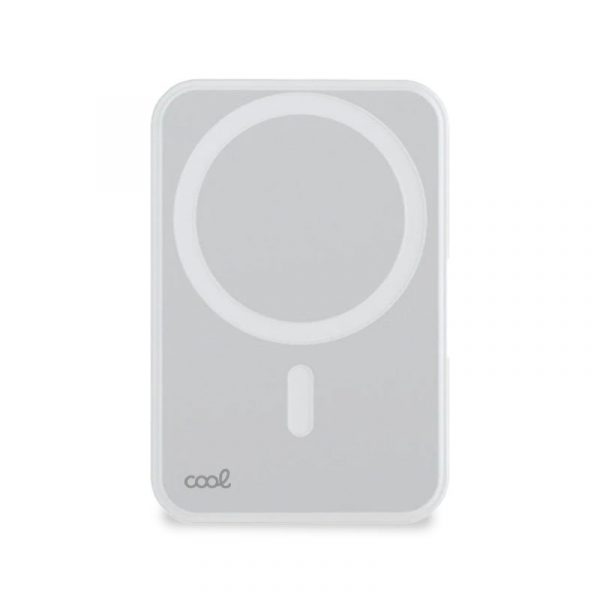 Bateria Externa Universal MAGNÉTICA Power Bank Qi 5000 mAh COOL Blanco