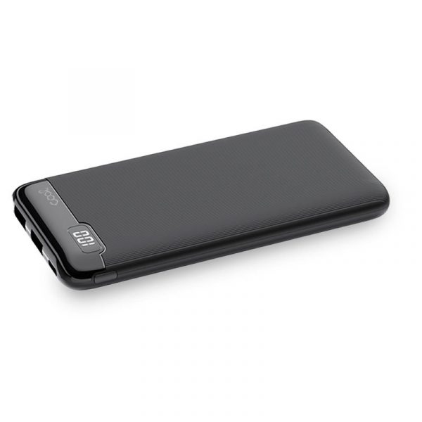 Bateria Externa Universal Power Bank 10.000 mAh (2 x usb / 2A) COOL Slim Negro - Imagen 2