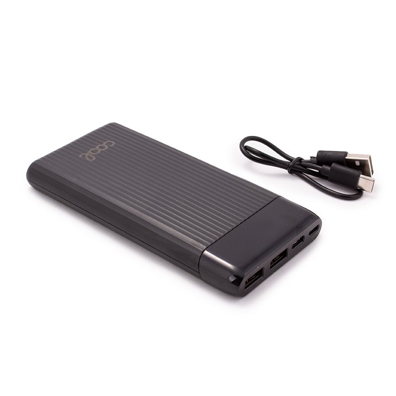 Bateria Externa Universal Power Bank 10.000 mAh (2 x usb / 2A) COOL Waves Negro - Imagen 3
