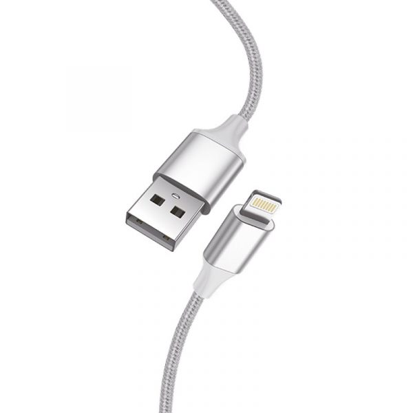Cable USB COOL Nylon Universal Lightning para iPhone / iPad (1.2 metros) - Imagen 2