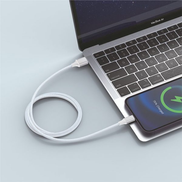 Cable USB COOL Nylon Universal Lightning para iPhone / iPad (1.2 metros) - Imagen 3