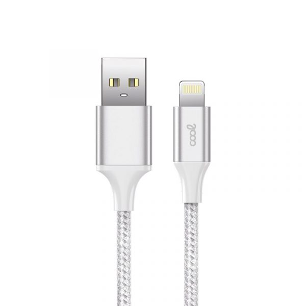 Cable USB COOL Nylon Universal Lightning para iPhone / iPad (1.2 metros)