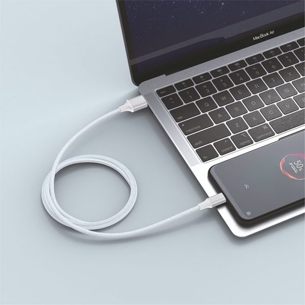 Cable USB COOL Nylon Universal Tipo C (1.2 metros) - Imagen 3
