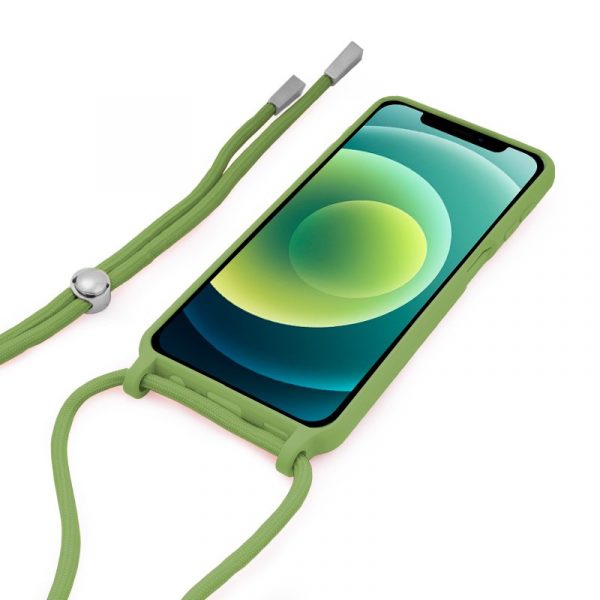 Carcasa COOL para iPhone 12 / 12 Pro Cordón Liso Pistacho - Imagen 2