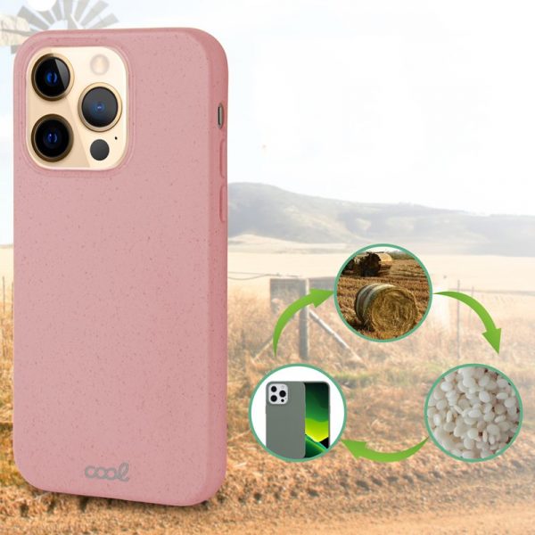 Carcasa COOL para iPhone 12 Pro Max Eco Biodegradable Rosa - Imagen 2