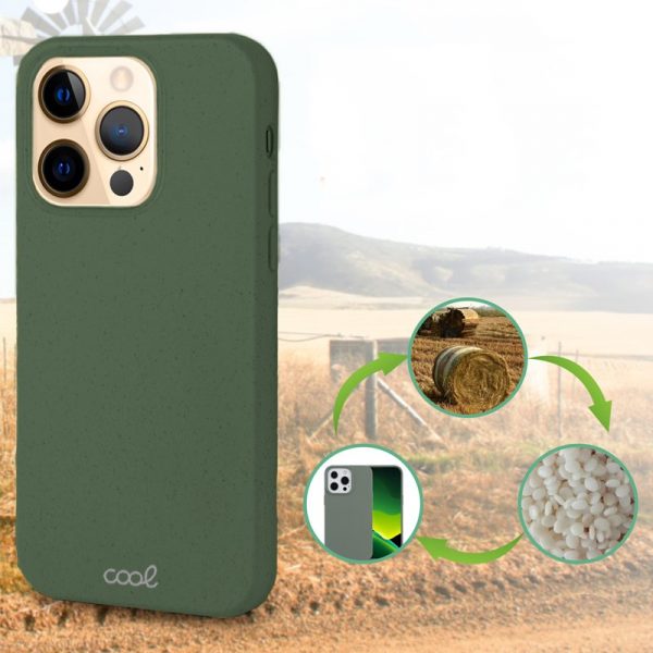 Carcasa COOL para iPhone 12 Pro Max Eco Biodegradable Verde - Imagen 3