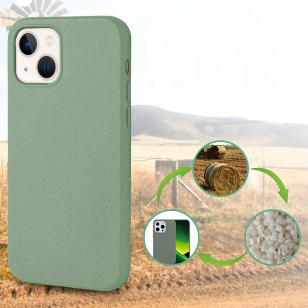 Carcasa COOL para iPhone 13 mini Eco Biodegradable Verde - Imagen 2