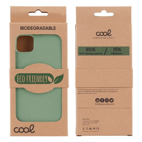 Carcasa COOL para iPhone 13 mini Eco Biodegradable Verde - Imagen 3