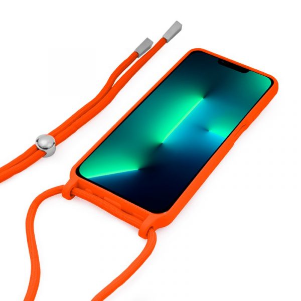 Carcasa COOL para iPhone 13 Pro Cordón Liso Salmón - Imagen 2