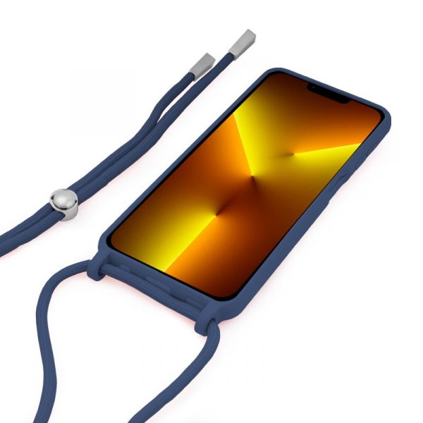 Carcasa COOL para iPhone 13 Pro Max Cordón Liso Marino - Imagen 2
