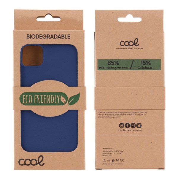 Carcasa COOL para iPhone 14 Eco Biodegradable Marino - Imagen 2