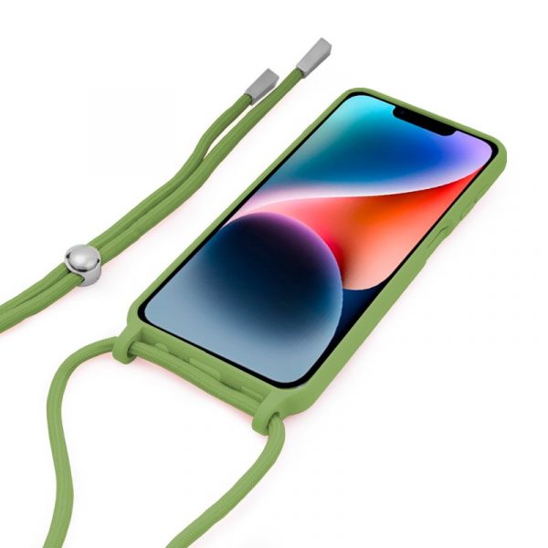 Carcasa COOL para iPhone 14 Plus Cordón Liso Pistacho - Imagen 2