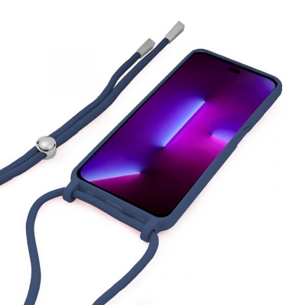 Carcasa COOL para iPhone 14 Pro Cordón Liso Marino - Imagen 2