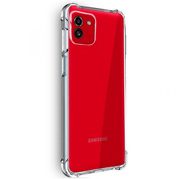 Carcasa COOL para Samsung A035 Galaxy A03 Antishock Transparente - Imagen 2