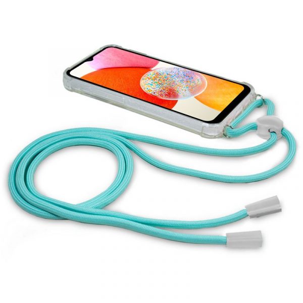 Carcasa COOL para Samsung A145 Galaxy A14 / A14 5G Cordón Celeste - Imagen 2