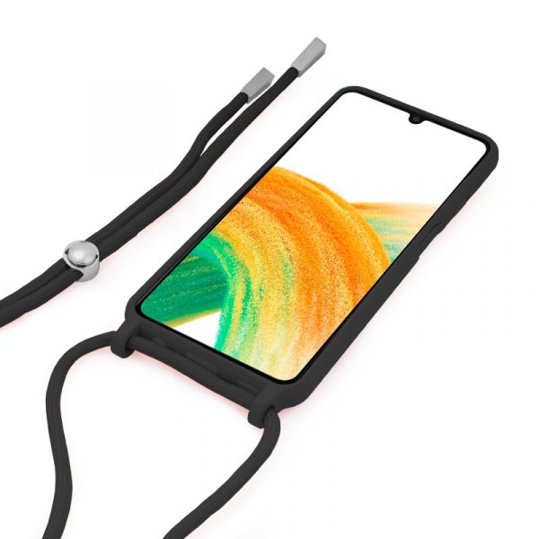 Carcasa COOL para Samsung A336 Galaxy A33 5G Cordón Liso Negro - Imagen 2