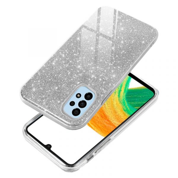 Carcasa COOL para Samsung A336 Galaxy A33 5G Glitter Plata - Imagen 2