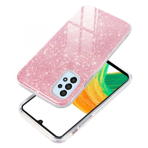 Carcasa COOL para Samsung A336 Galaxy A33 5G Glitter Rosa - Imagen 2