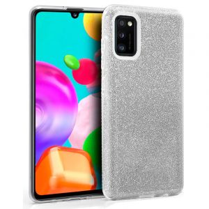 Carcasa COOL para Samsung A415 Galaxy A41 Glitter Plata
