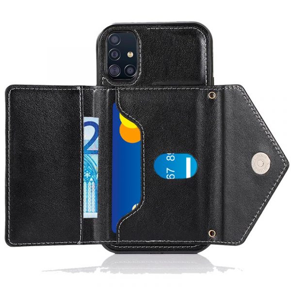 Carcasa COOL para Samsung A515 Galaxy A51 Colgante Wallet Negro - Imagen 3