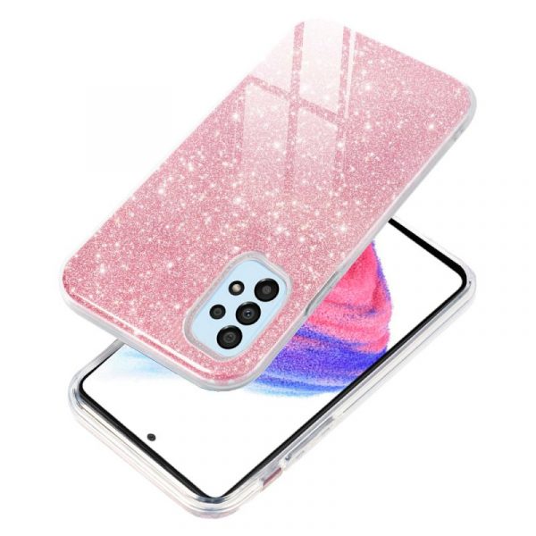 Carcasa COOL para Samsung A536 Galaxy A53 5G Glitter Rosa - Imagen 2