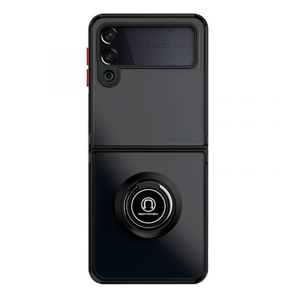 Carcasa COOL para Samsung F711 Galaxy Z Flip 3 Hard Anilla Negro - Imagen 2
