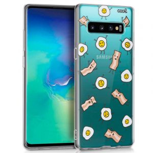 Carcasa COOL para Samsung G975 Galaxy S10 Plus Clear Bacon