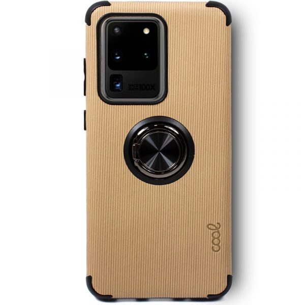 Carcasa COOL para Samsung G988 Galaxy S20 Ultra 5G Hard Tela + Anilla (Beige) - Imagen 2