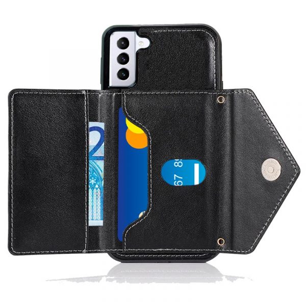 Carcasa COOL para Samsung G990 Galaxy S21 Colgante Wallet Negro - Imagen 3