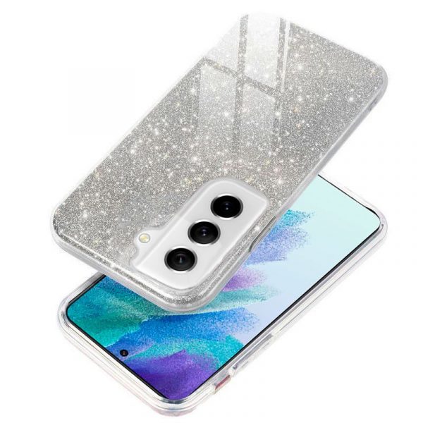 Carcasa COOL para Samsung G990B Galaxy S21 FE Glitter Plata - Imagen 2