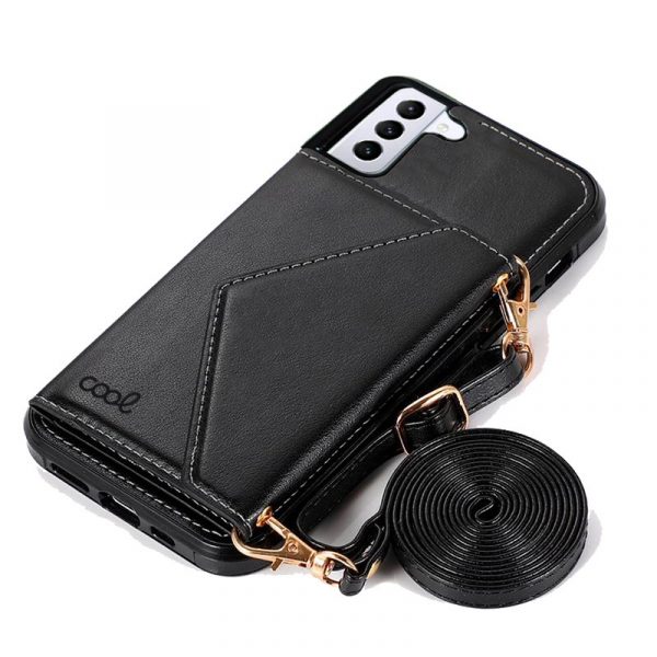 Carcasa COOL para Samsung G996 Galaxy S21 Plus Colgante Wallet Negro - Imagen 3