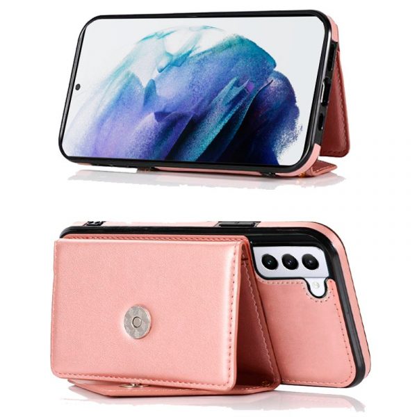 Carcasa COOL para Samsung G996 Galaxy S21 Plus Colgante Wallet Rosa - Imagen 3