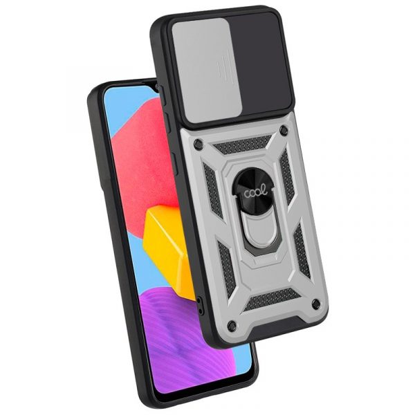 Carcasa COOL para Samsung M135 Galaxy M13 / A23 5G Hard Ring Plata - Imagen 3