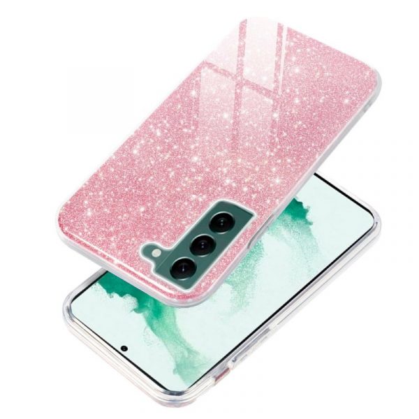 Carcasa COOL para Samsung S906 Galaxy S22 Plus Glitter Rosa - Imagen 2