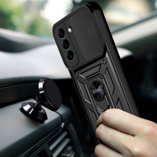 Carcasa COOL para Samsung S906 Galaxy S22 Plus Hard Ring Negro - Imagen 2