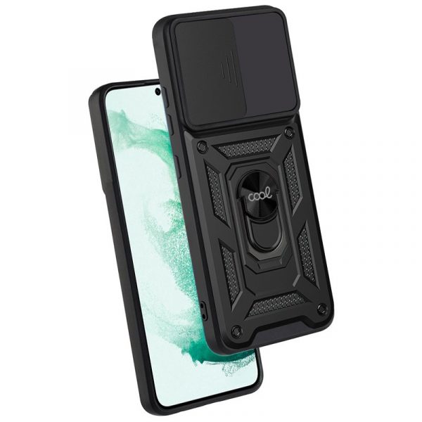 Carcasa COOL para Samsung S906 Galaxy S22 Plus Hard Ring Negro - Imagen 3