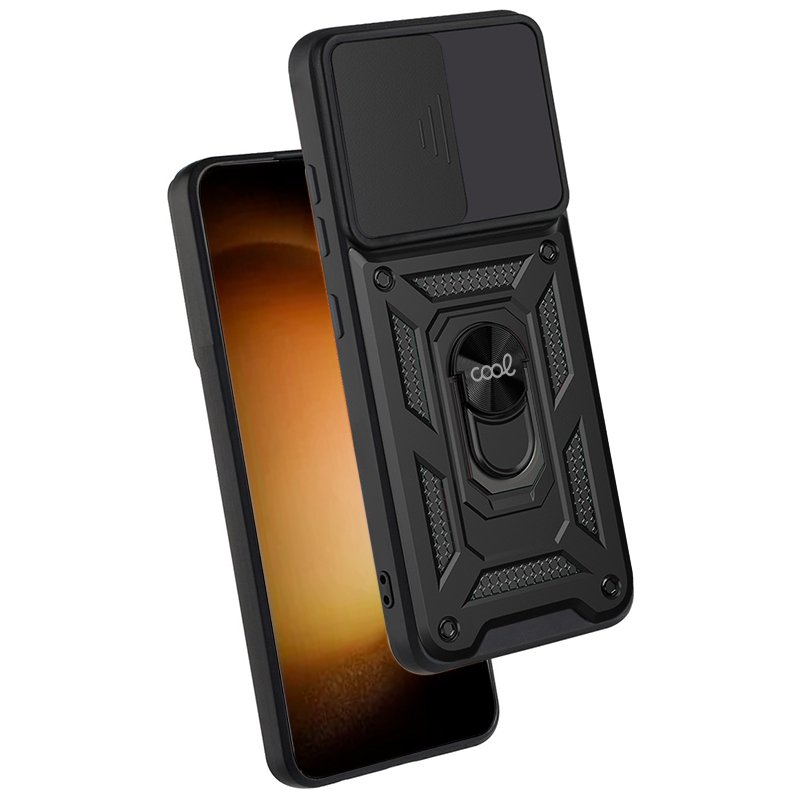 Carcasa COOL para Samsung S911 Galaxy S23 Hard Ring Negro - Imagen 3