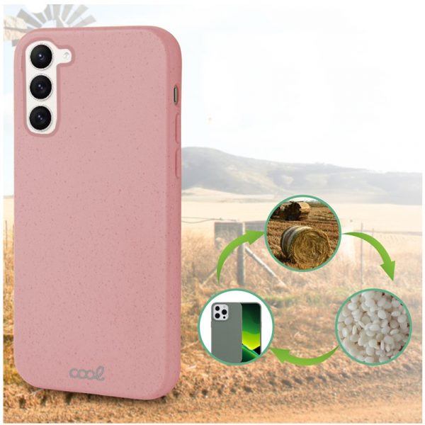 Carcasa COOL para Samsung S916 Galaxy S23 Plus Eco Biodegradable Rosa - Imagen 3